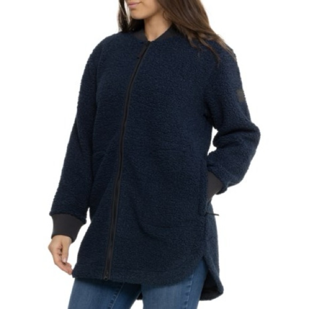 Outdoor Research Juneau Sherpa Fleece Coat Naval Blue Medium NWT